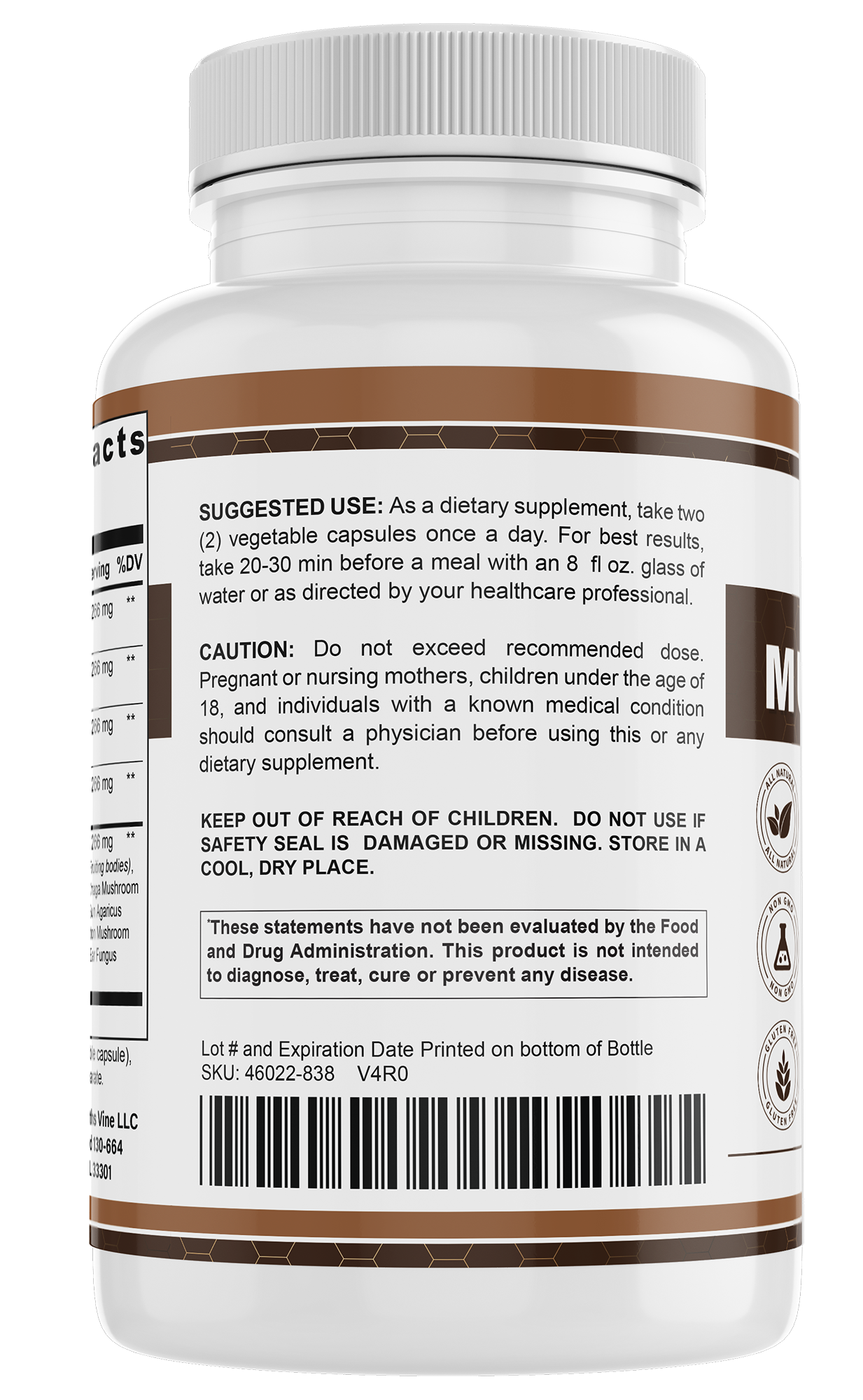 Mushroom 10X Supplement | 10 Types Of Mushrooms