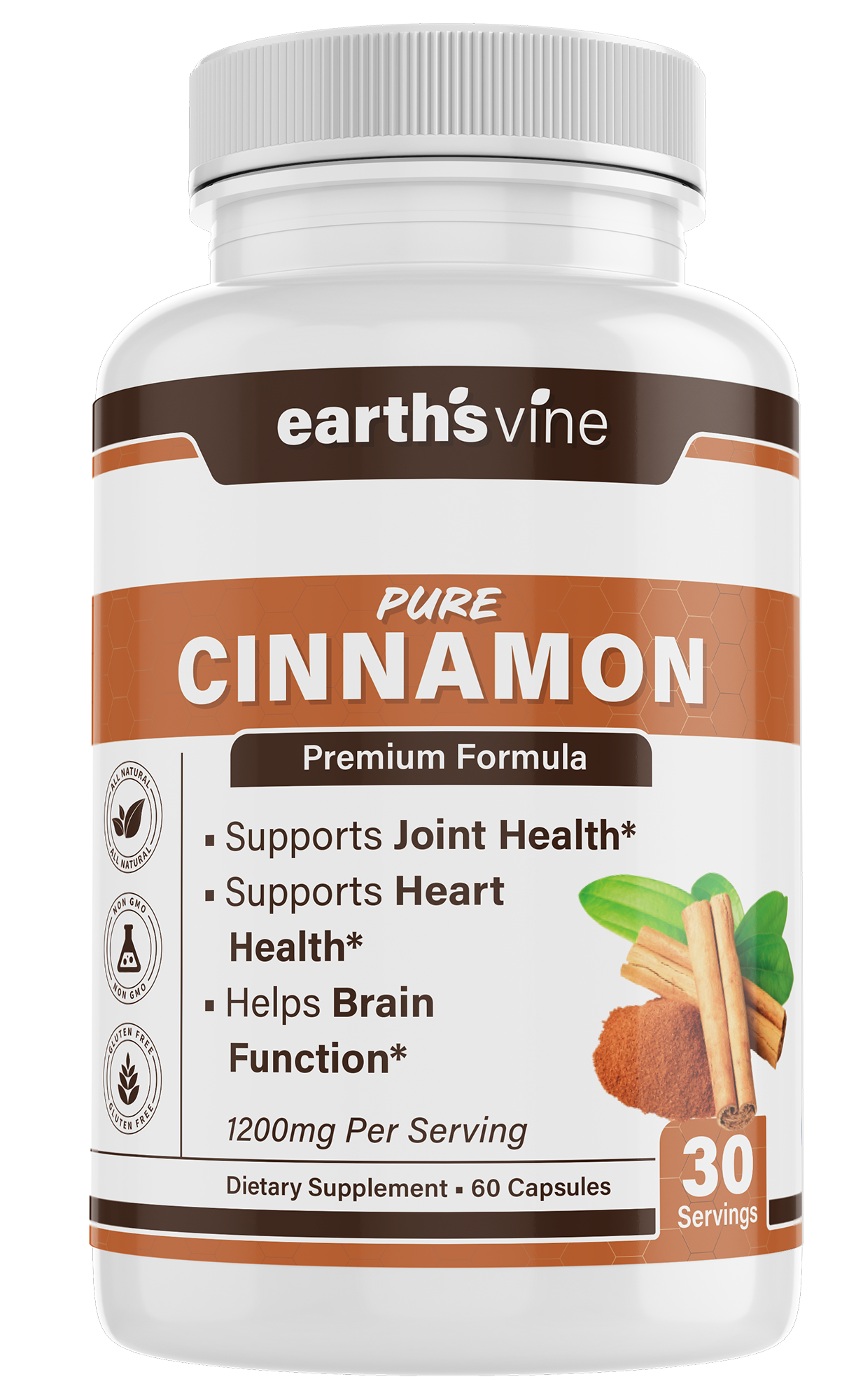 Organic Ceylon Cinnamon | Non-GMO | All Natural | Vegan, Gluten Free, Allergen Free